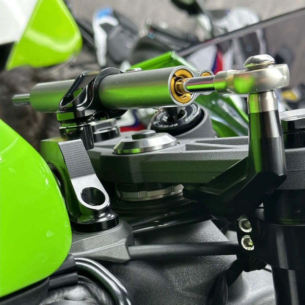 Untuk Kawasaki Ninja ZX 6R ZX- - Steering Damper Stabilizer Kit Cnc ulasan dan harga