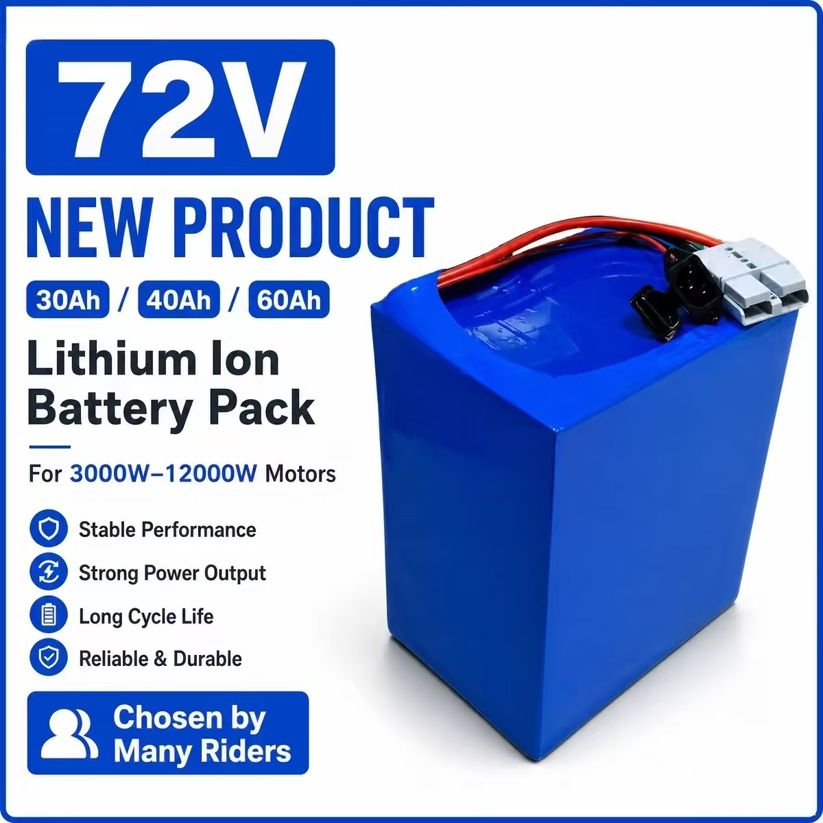 Paket baterai lithium ion 72V  - 72V 30Ah Lifepo4 Battery Pack ulasan dan harga