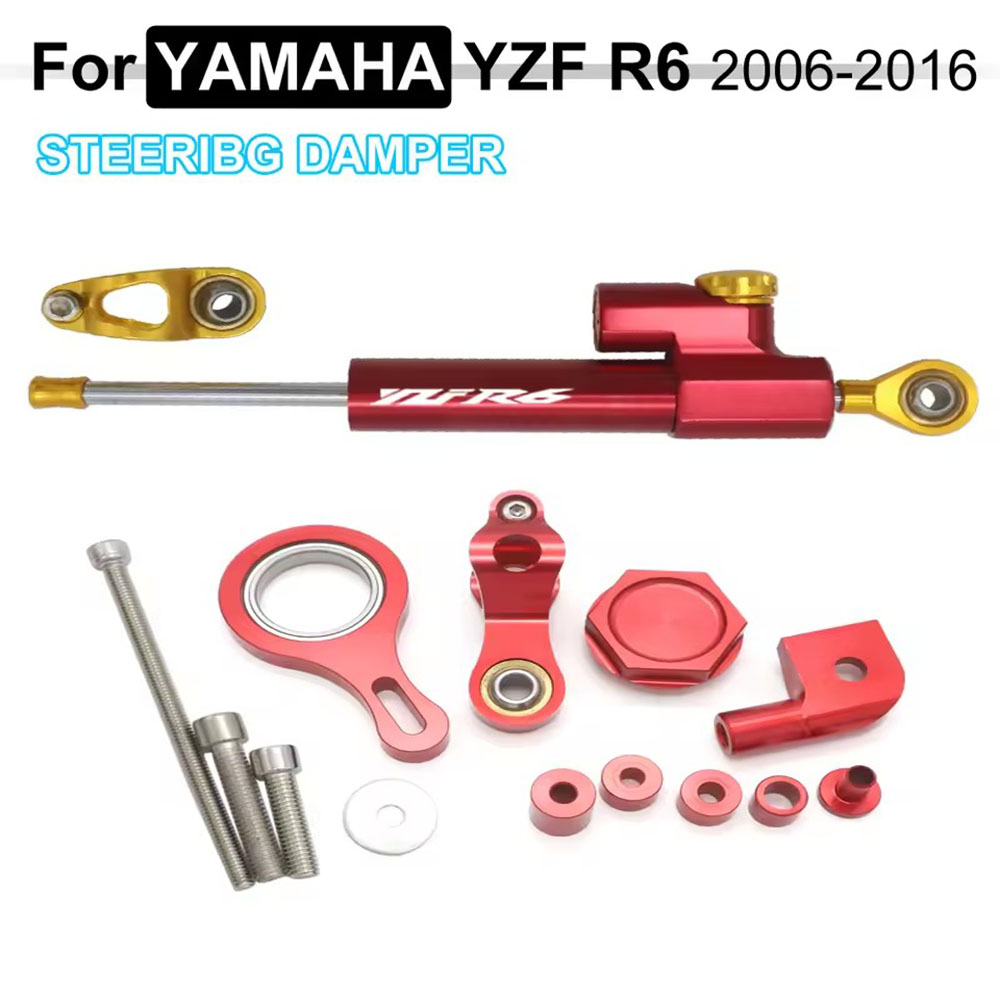 Untuk YAMAHA YZF R1 2002-2017  - Steering Damper Stabilizer Kit Cnc ulasan dan harga